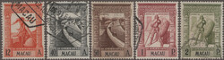 1937/95, small study of registration labels of Macao: four covers ...