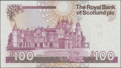 The Royal Bank of Scotland PLC, 100 Pounds 25th March 1987, signature ...