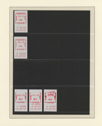 1983, Postage Meters, collection of 16 MNH stamps (GP1, GP2, GP3, CA1 ...