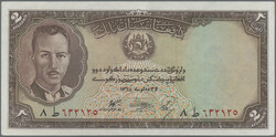 2, 5, 10 Afghanis 1939, 10 Afghanis 1954, 50 Afghanis 1951, P. 21, 22 ...