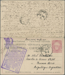 1715: Argentina - Postal stationery