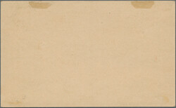 1892 ca., 6 C 'Rivadavia' postcard ESSAY in BLUE-GREEN colour on ...