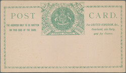 1888, Jubilee cards 2d. blue and 3d. green, unused
