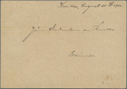 1901, Postal card QV ½d. green uprated by 1d. dull mauve/rose, used ...