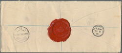 1901, V.R.I. 2d. brown/green (faults), E.R.I. 1d. red/green (2) and E ...