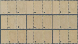 1945, Definitives Wilhelmina ABN Specimen, 10c.-10gld., complete set ...