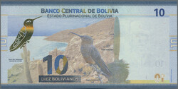 10,20,50,100,200 Bolivianos ND (2018-2019), set of 5 notes, P. ...