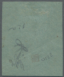 1913 Turkish 10 Pia. dull red overprinted "Double Eagle" and ...