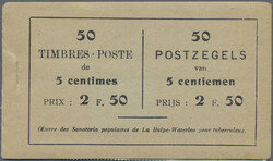 1810: Belgien - Markenheftchen