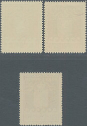 1930/37 Three 'Icebears' mint never hinged, with 1930 70 øre and 1 ...
