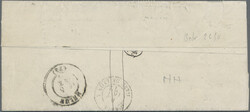 1862-71 Napoleon 1c., ten singles used along with 1871 Ceres 15c. on ...