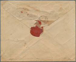 1880, Sage 35c. blackish violet on orange, horizontal block of ten ...