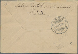 1917/1919 (ca.), two entires: "TRESOR ET POSTES 504 18.11.17" ...