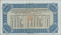 1000 Leva 15.1.1944, P. 67 K, VF