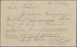 1903, Rohrpost Wien, Doppelkarte 20+20 H. schwarz/braun ...