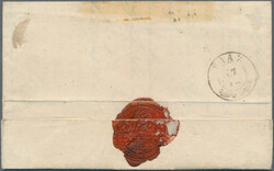 "PODERSAM" Einzeiler nebst Handstempel "16/12" als Entwertung einer 3 ...