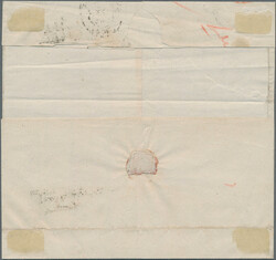 1874, stampless lettersheet from Madeira 31 July to Le Havre with ...