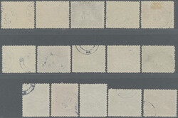 1924 50th Anniv. of UPU, complete set of 15, used, fine. (Mi. €600)