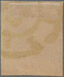 1861 19cu. brown on salmon, used with numeral 43 handstamp, complete ...