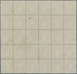 1870 200m. brown BLOCK OF 30, fine used
