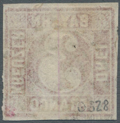 1862, 3 Kr. rosa, Kabinettstück, oMR 828, Neuer Plattentyp II ...