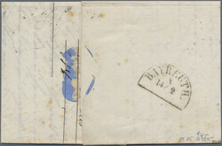868 - SONNEN, kräftig auf Wappen 3 Kr., Brief mit Inhalt (1868) nach ...