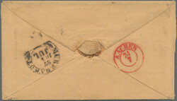 1863, Auswanderer-Korrespondenz Murrhardt-USA, zwei Briefe, einmal ...