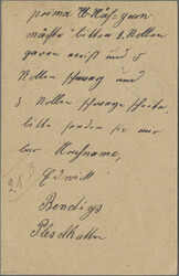 1920, VORLÄUFER, Ganzsachen-Postkarte des Dt.Reichs 10 Pf. ...