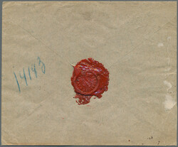 1917, eingeschriebener Bankbrief ab "BARCELONA 29.8.17" nach ...