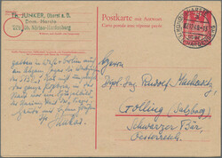 1305: Zona Anglo-Américan - Postal stationery