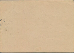 1948, Doppelkarte 20+20 Pfg. Bauten bedarfsgebraucht mit ...