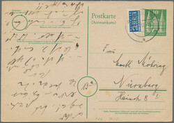 1305: Zona Anglo-Américan - Postal stationery