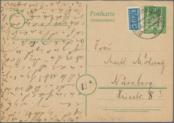 1305: Zona Anglo-Américan - Postal stationery