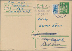 1305: Zona Anglo-Américan - Postal stationery