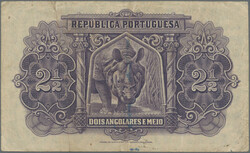 8 different better banknotes from Africa: Angola, 2 1/2 Angolares 26 ...