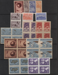 1890/1960 (ca.), miscellaneous balance incl. sheets/multiples, 38 ...