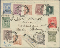 1876/1950 (ca.), ENVELOPES, balance of apprx. 330 mainly used pieces ...