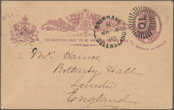 1880/1901, assortment of 24 used and unused stationeries with postal ...