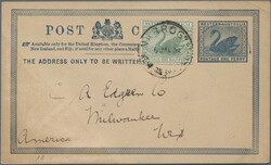 1879/1908, assortment of eleven unused and used postal cards, e.g. ...