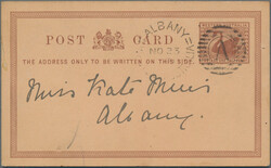 1879/1908, assortment of eleven unused and used postal cards, e.g. ...
