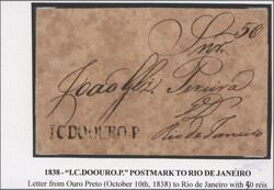 1837-1895 Five good covers and letters including 1837 entire with ...