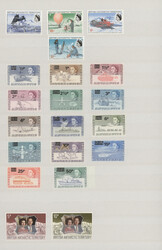 1963/2019, a decent collection in three stockbooks, collected in MNH ...