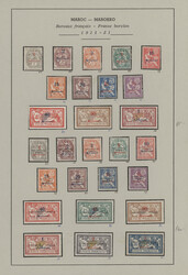 1891/1950 beautiful collection hinged on pages starting with French ...