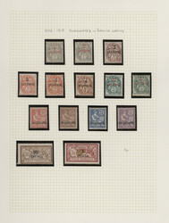 1891/1955, a decent mint and used collection on album pages, well ...