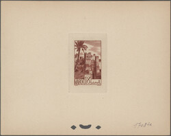1947/1949, Definitives "Views", assortment of 65 epreuves, comprising ...