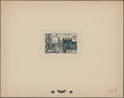 1947/1949, Definitives "Views", assortment of 65 epreuves, comprising ...