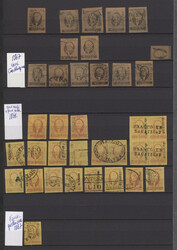 1856/1870, collection/accumulation of nearly 400 stamps of the ...