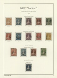 1855/1995, very good collection in three Leuchtturm albums starting ...