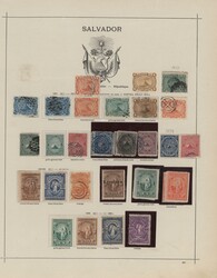 1867/1973 (ca.), substantial collection on pages with a nice part ...