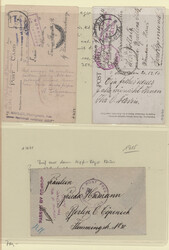 1916/1937 ca., comprehensive collection with 57 covers, cards and ...